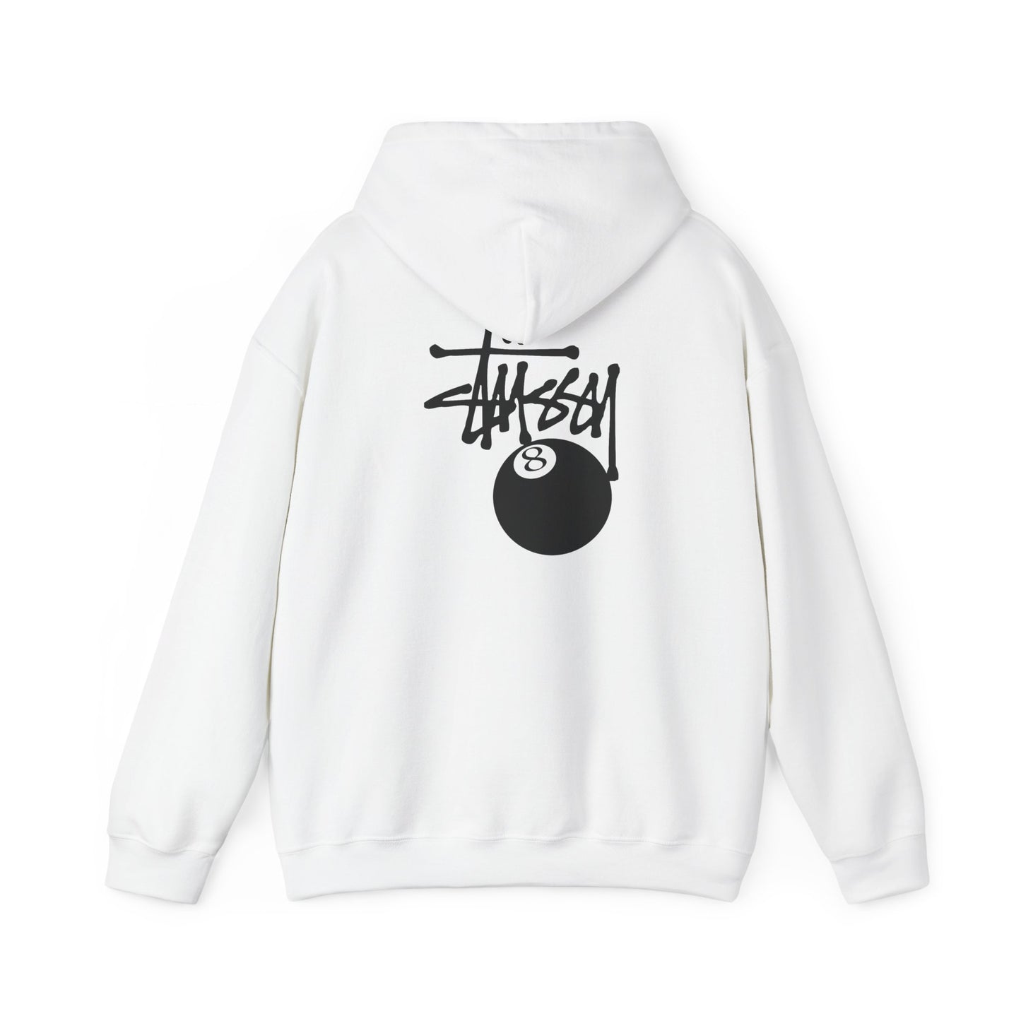 Urban Graffiti Unisex Hoodie - Street Style Sweatshirt with Bold Stussy Design