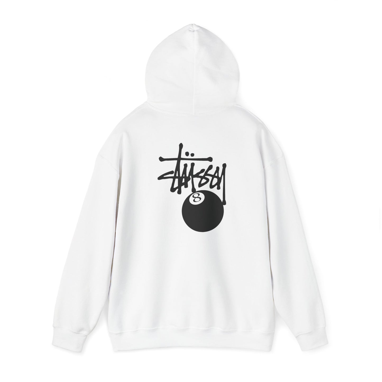 Urban Graffiti Unisex Hoodie - Street Style Sweatshirt with Bold Stussy Design