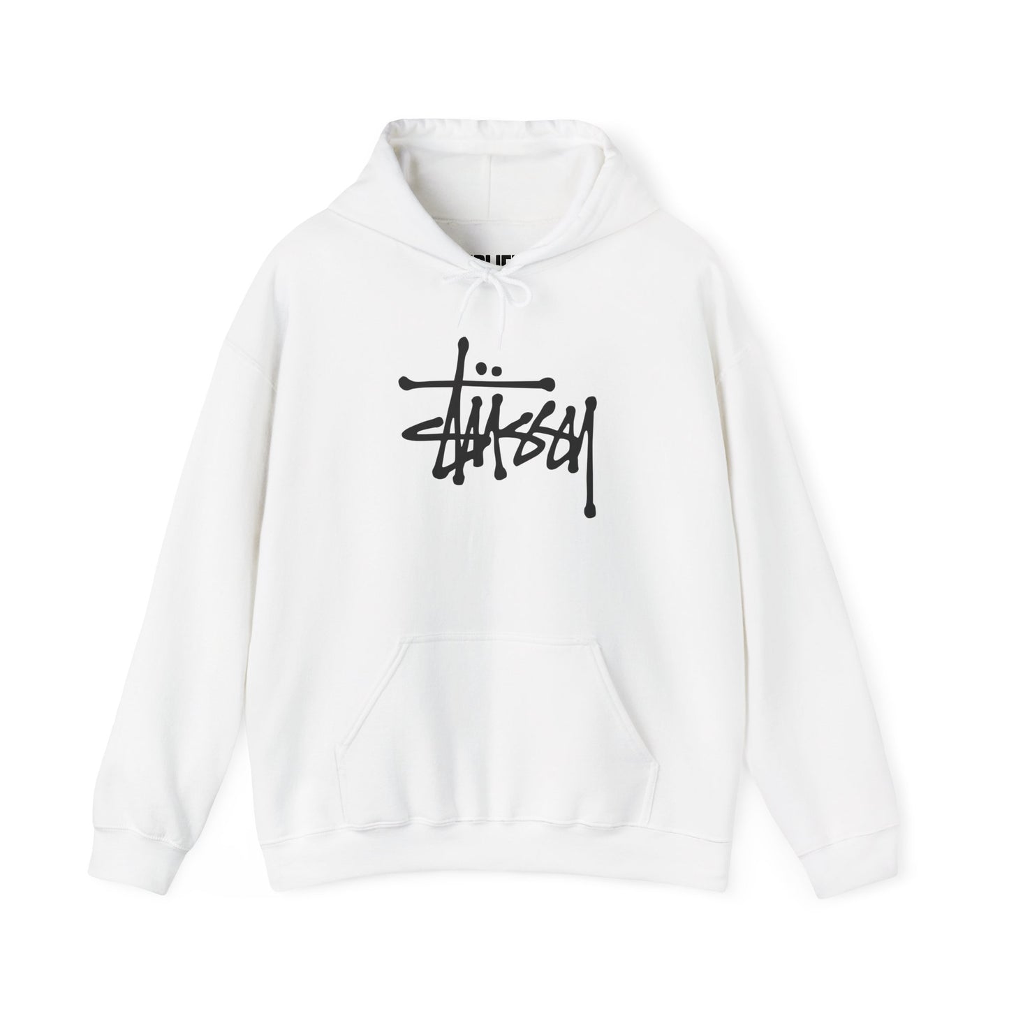 Urban Graffiti Unisex Hoodie - Street Style Sweatshirt with Bold Stussy Design