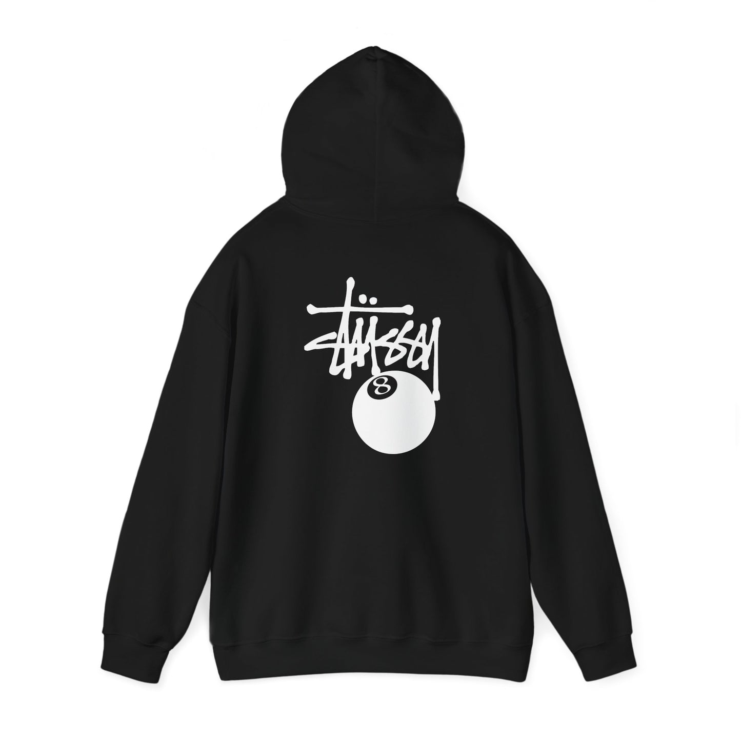 Urban Graffiti Unisex Hoodie - Street Style Sweatshirt with Bold Stussy Design